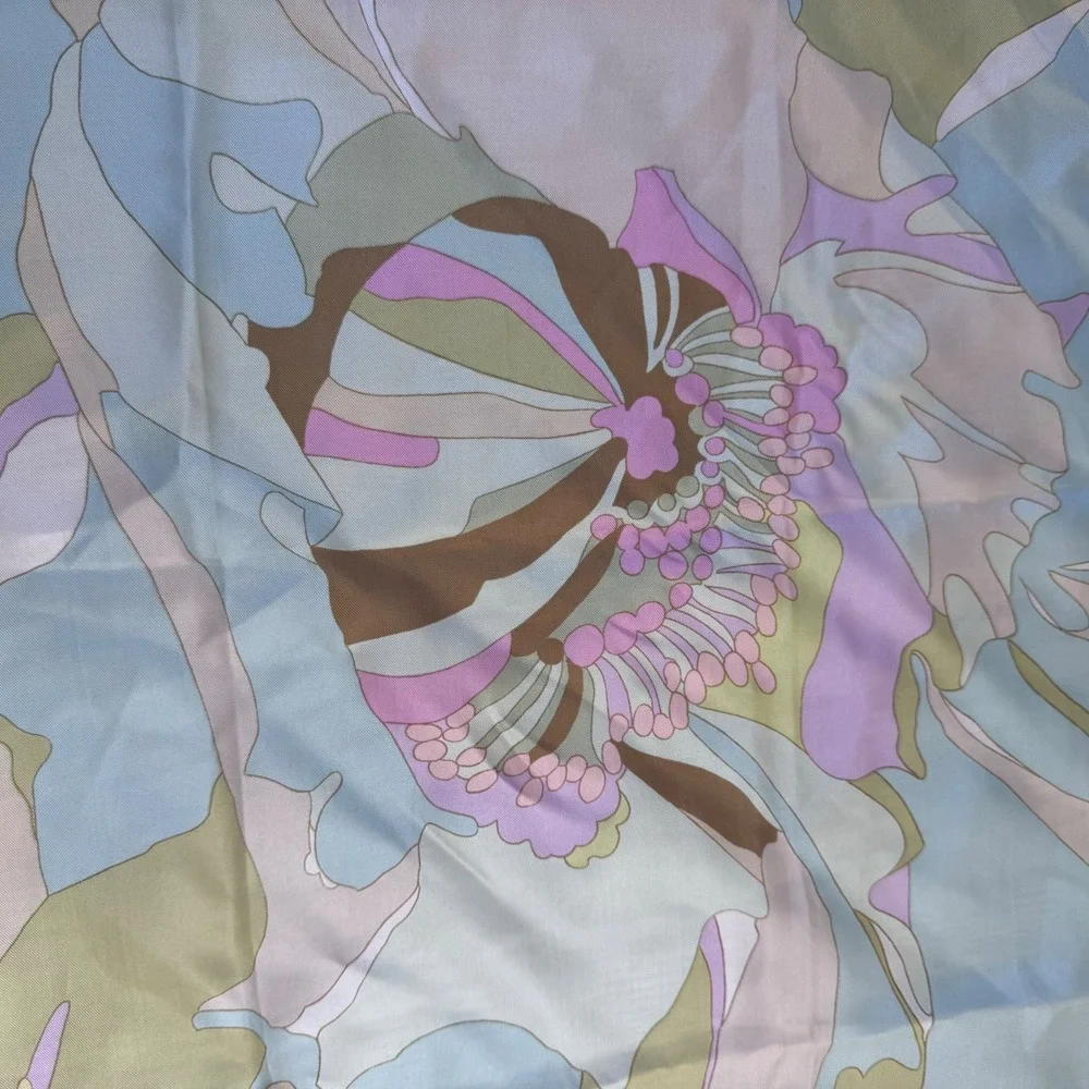 Vintage Liberty of London Peony Parade Silk Scarf 27